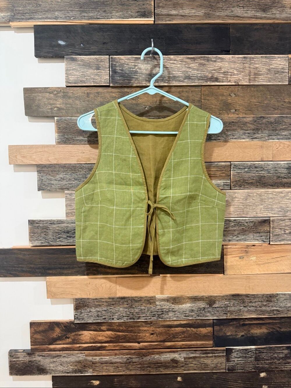 NotPerfectLinen Inez vest new sz XS